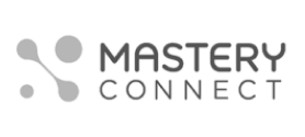 MasteryConnect logo, with two separate and two connected dots icon at left (CZI venture investments portfolio).